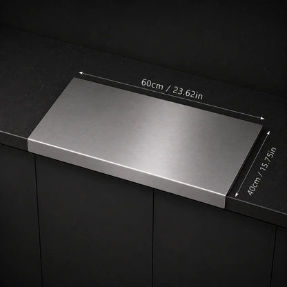 Stainless Steel Chopping Board – Anti-Slip, Mold-Resistant Kitchen Cutting Board