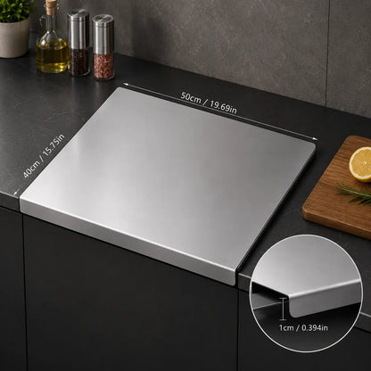 Stainless Steel Chopping Board – Anti-Slip, Mold-Resistant Kitchen Cutting Board