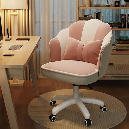 Cute Petal Office Chair – Modern Fabric Butterfly Desk & Makeup Chair, Height Adjustable