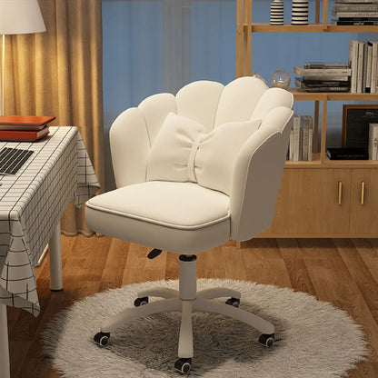 Cute Petal Office Chair – Modern Fabric Butterfly Desk & Makeup Chair, Height Adjustable